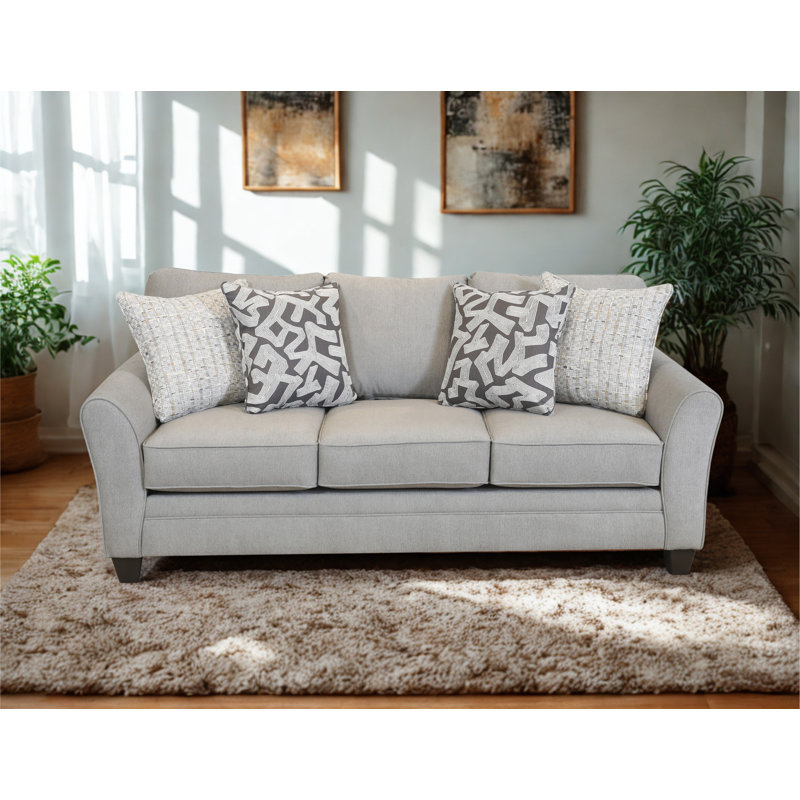 Cedrie Queen Sleep Sofa, Amos Mink