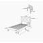 Lit simple avec tête de lit réglable 1pc, mobilier de chambre en velours gris pour chambre d'enfant-785310508-785310511