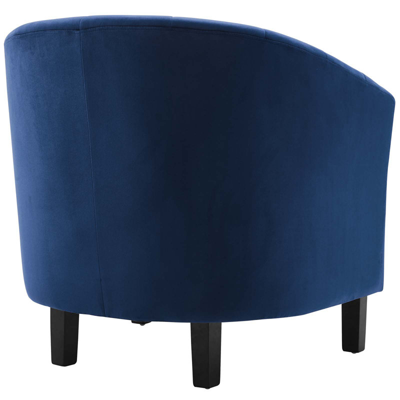 Velvet Armchair, Navy Velvet