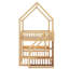 Structure de lit en bois de style maison de jeu avec tablette DEL pour enfants-1114096536