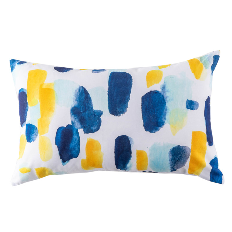 Coussin lombaire jaune