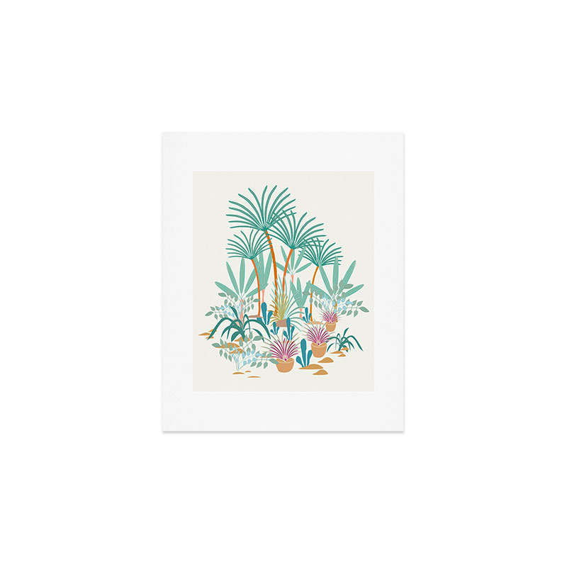 «Mirimo Exotic Greenhouse», reproduction d'art sans cadre, H 10 po x l 8 po