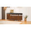 Banc de rangement à chaussures à 2 étages de style Mid-Century moderne avec porte coulissante cannelée et tablettes réglables-480300735-481896525