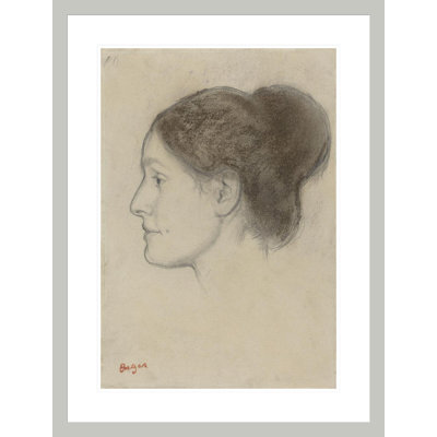 Hortense Valpinçon par Edgar Degas, impression giclée encadrée