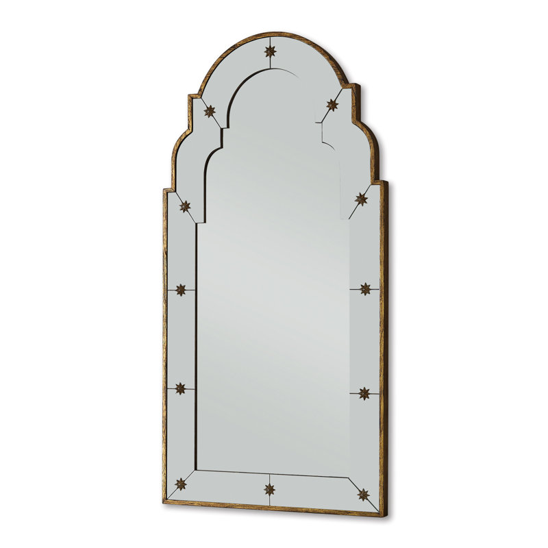 Star Solid Wood Flat Wall Mirror