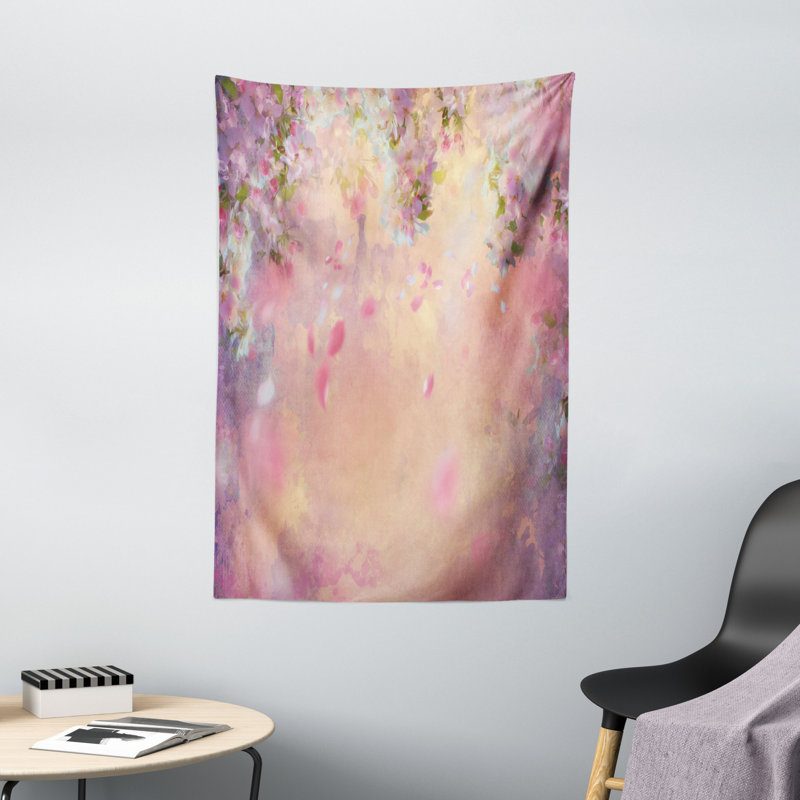 Tapisserie en polyester de printemps, H 60 po x l 40 po