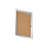 Small Enclosed Cork Bulletin Board w/ Lock & Key