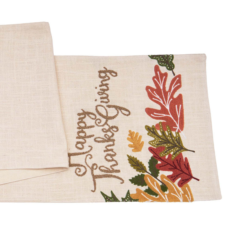 Bouley No Pattern Cotton Table Runner