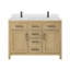 Beckett 48" Freestanding Double Bathroom Vanity with Quartz Top-646743040-646743068-661435480