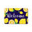 Navy Blue Lemon Welcome Floor Rug 24"x 36" for Front Door