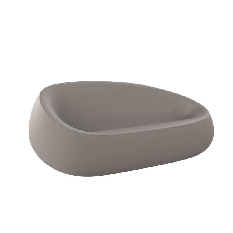 Stone 78.75" Wide Outdoor Patio Sofa, Tortora