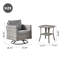 Chaise d'extérieur avec table d'appoint Baili-112517487