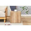 Table basse moderne carrée en bois