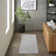 Central Park West Power Loom Polyester Abstract Area Rug in Gray