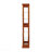 Cabinet, Glass, Adjustable Shelves Glass Door, Lighted Diapaly With And Mirrored Back Panel, Tempered Doors-608148023