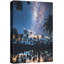 «Tropical Palm Tree Island Galaxy Nebula Cosmos» sur toile-99543374