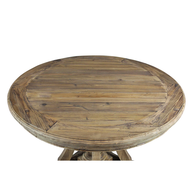 Crombie Pine Round Solid Wood Dining Table