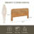 Talo Headboard, Queen/King, Natural