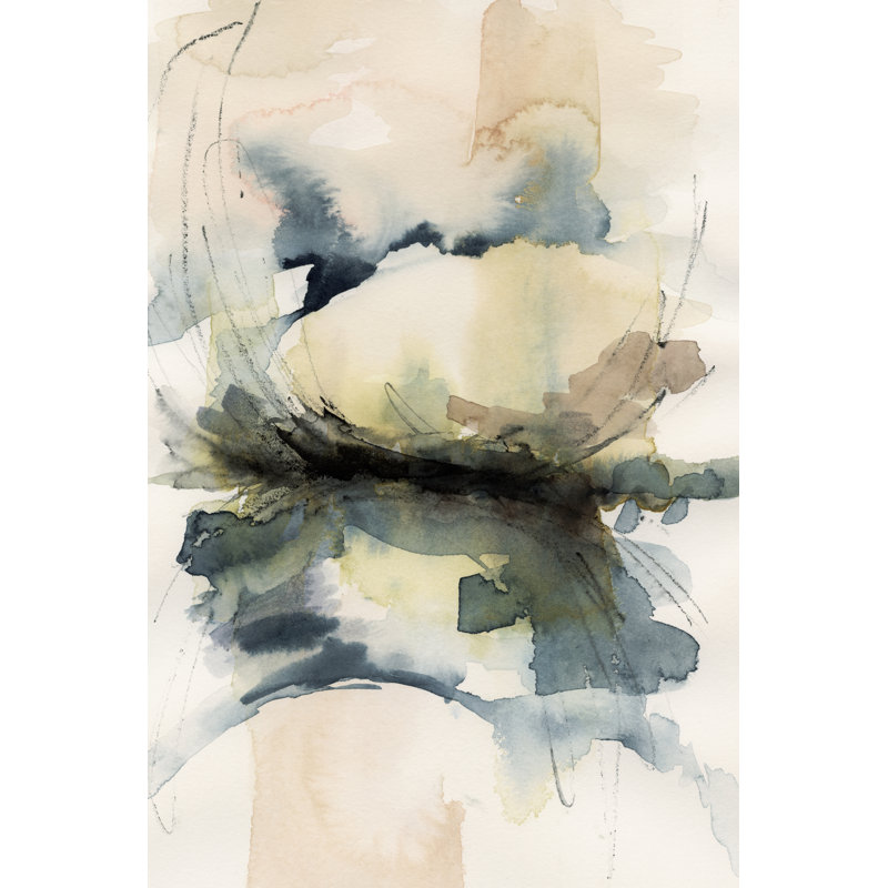 Winter Shoal II - Wrapped Canvas Painting, 46cm H x 30cm W, Wrapped Canvas