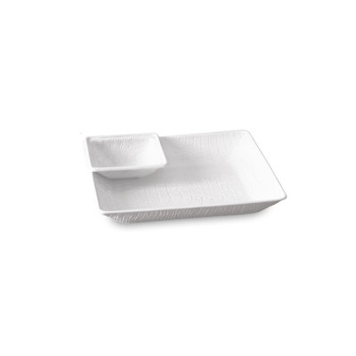 Vida Melamine Chips And Dip Platter