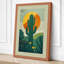 Desert Saguaro at Sunset Botanical - Wrapped Canvas-131761899-131761902