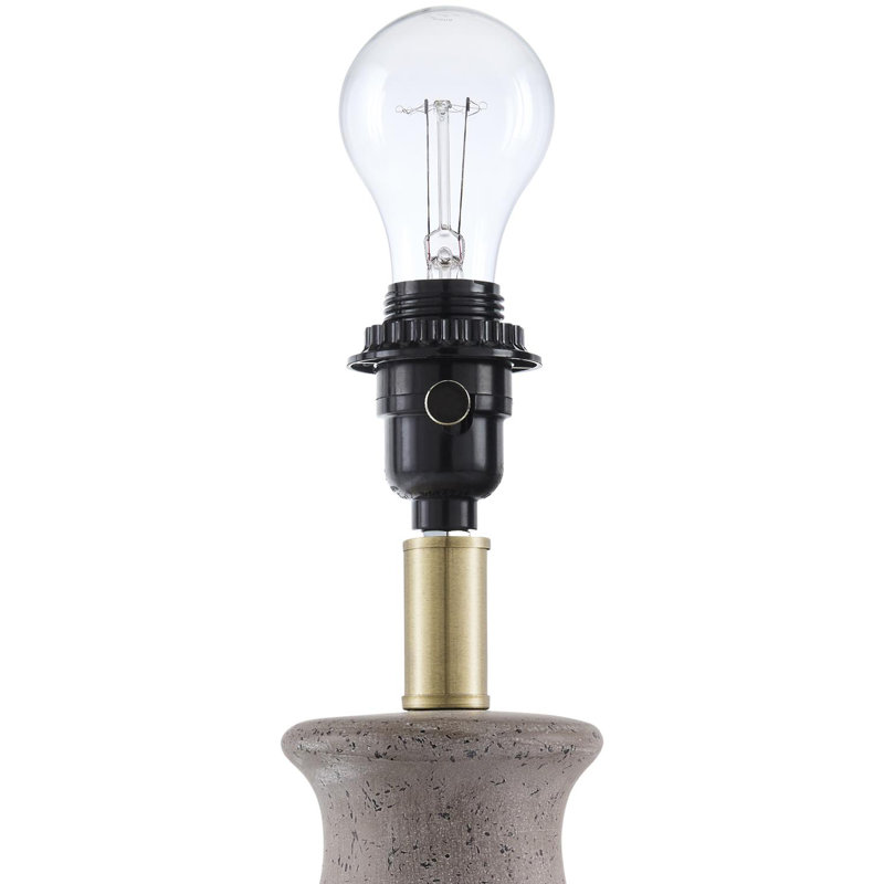 Lampe de table Cerria, Gris, Beige