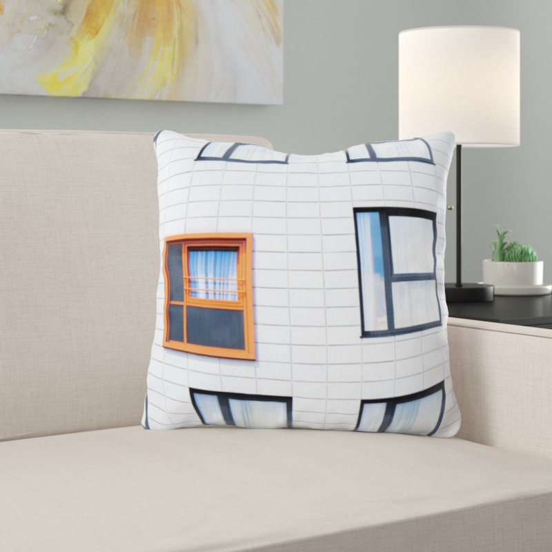 Microsuede Throw Pillow