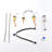 Widespread 2-handle Bathroom Faucet with Drain Assembly