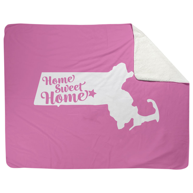Jeté en polaires pour worcester home, l 52,5 po x L 62,5 po, bleu