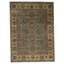 Hand Knotted Wool Oriental Area Rug in Light Blue And Ivory