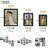 10 Pack Picture Frames Collage Wall Decor For Mounting Or Tabletop Display, Photo Gallery Frame Set For Family, Multi Sizes Including 8x10, 5x7, 4x6, Black