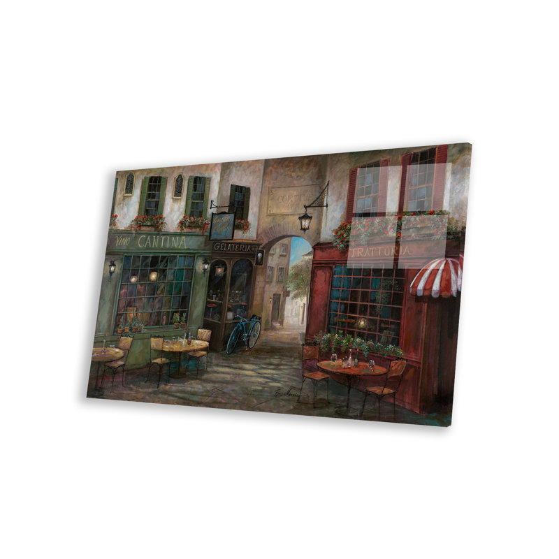 «Courtyard Ambiance On Plastique / Acrylique» par Ruane Manning, peinture