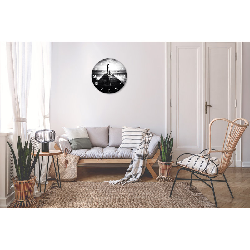 Judette Glass Wall Clock