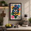 Berlin Blumen Exhibition Mid-Century - Wrapped Canvas-260404198-260404204