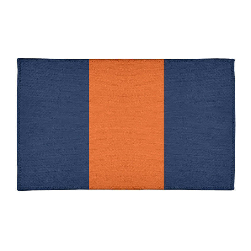 Flatweave Chenille Striped Indoor Rug, Rectangle 8' x 10'