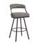 Ensemble de 2 chaises pivotantes en cuir Vegan Alisier-532059396-532059394