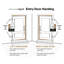 Ageless Iron Keep Plate Entry Set with Single Cylinder Deadbolt and Dirk Lever-901839376-901839383