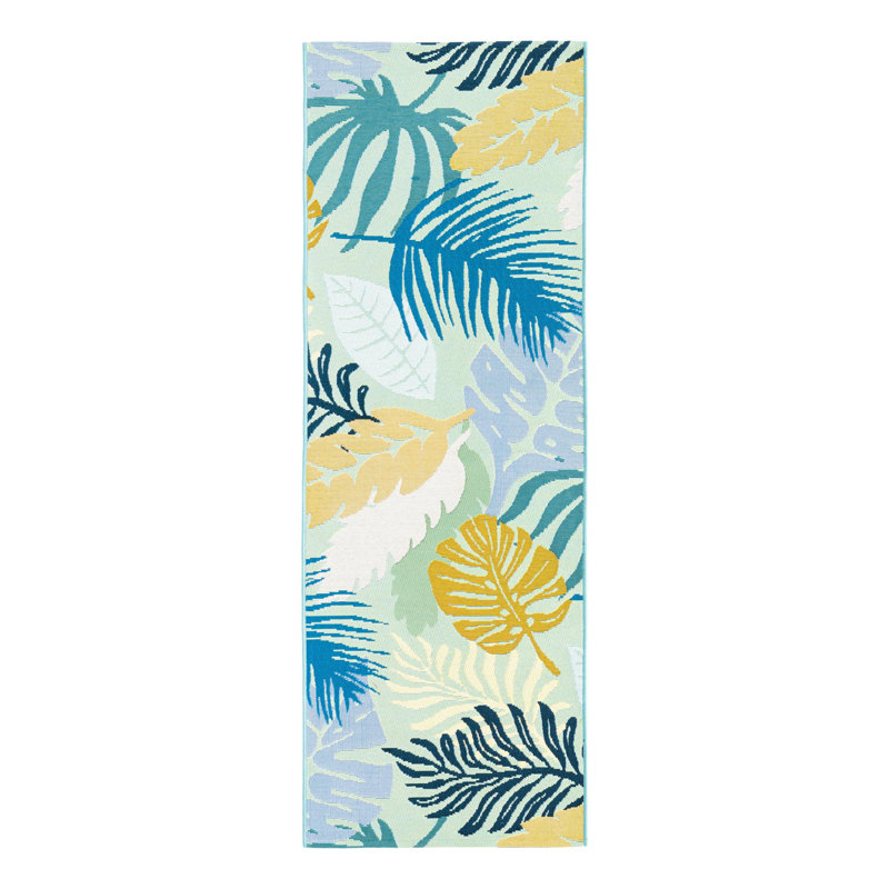 Windall Indoor/Outdoor Modern Area Rug, Runner 2' x 6'