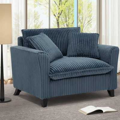 Fauteuil d'appoint 46,5 po avec dossier ergonomique et coussin moelleux