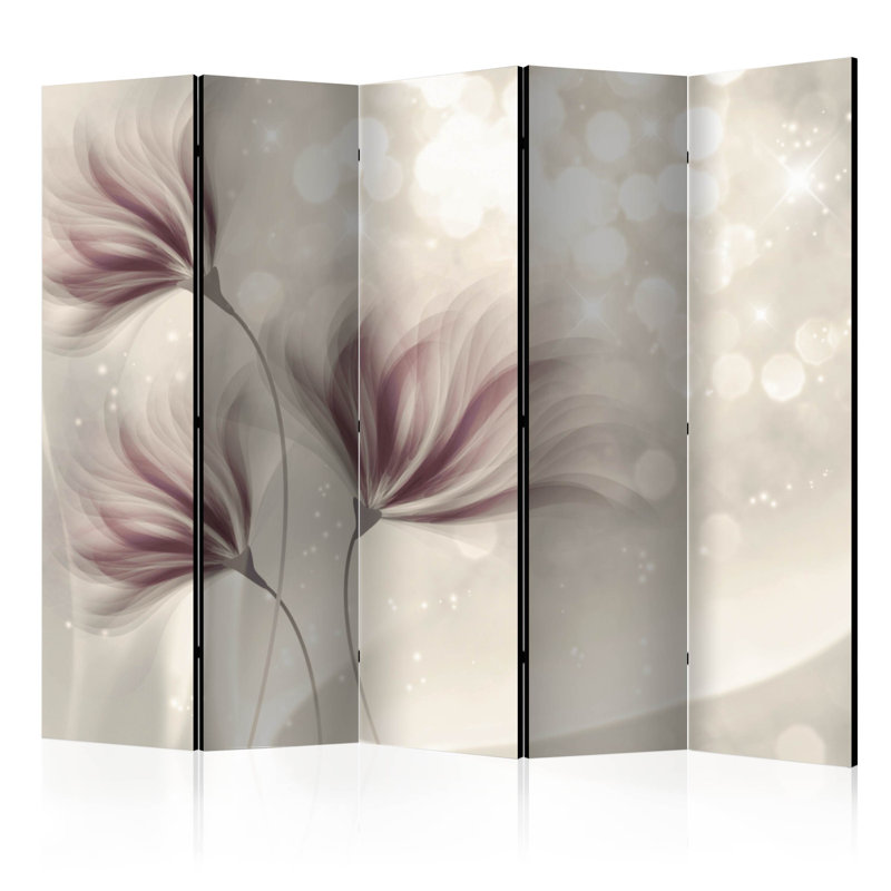 Machias 172cm H Solid Wood Folding Room Divider, 5