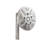 Shower Kit with Adjustable Diverter Extension Bar, 6" 5-Function Shower Head & Hand Held-70495647