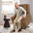 Power Lift Recliner Chair with Massage and Heat, Electric PU Leather Reclining Chair for Elderly, Power Sofa Chair for Living Room or Bedroom-586420071