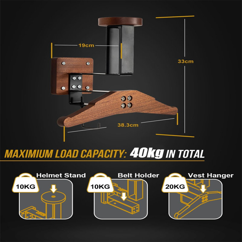 Wall Mounted Sports Rack