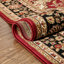 Tapis rouge Cobbins Medallion Kashan-20238867
