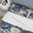 Blue Renaissance Roses Victorian Pattern V Floral Duvet Cover-832760412