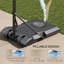 Freeport Park Adjustable Height 72cm W Steel Portable Full-Size Basketball Hoop