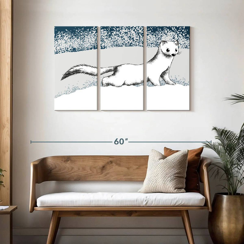 Ermine In Winter
