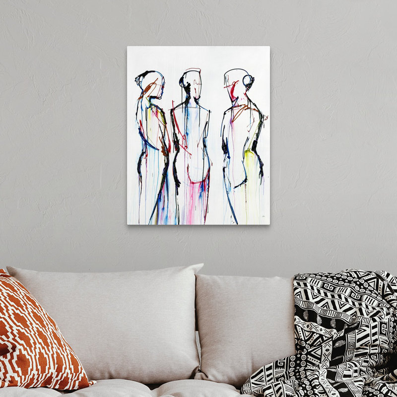 Les maîtres de la grâce par Joshua Schicker - reproduction d'art sur toile, Toile tendue, H 30 po x l 24 po x P 1,25 po