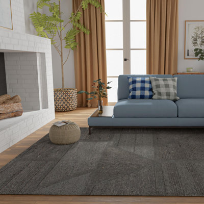 Tapis 100% laine touffeté à la main