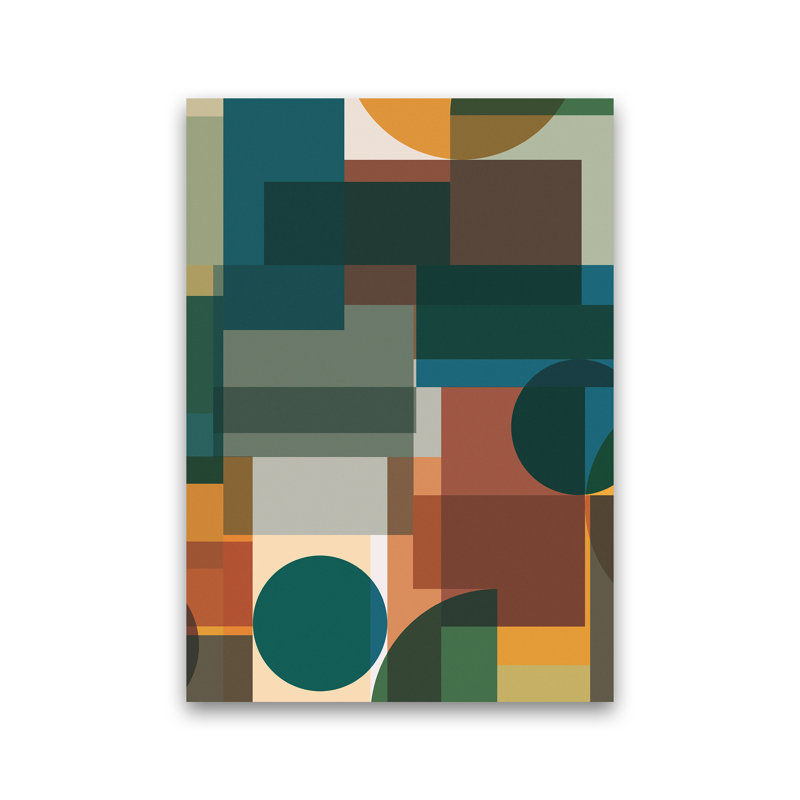 Abstract Pair Set A - Print, No Frame, 59cm H x 42cm W x 1cm D